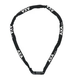 AXA Rigid 120cm Ketjulukko Koodilla, Musta